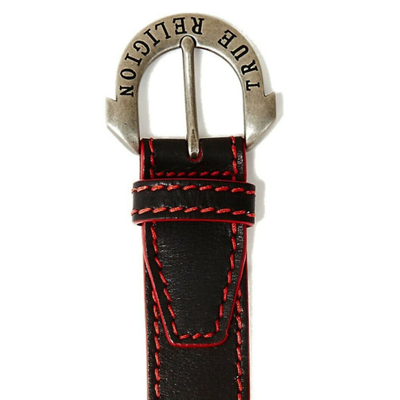true religion belt red